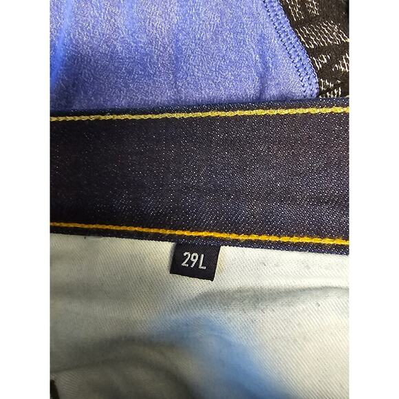 Imogene + Willie Imogene Slim Fit Womens Jean Size 29L Dark Wash Boho Minimalist - Picture 9 of 10